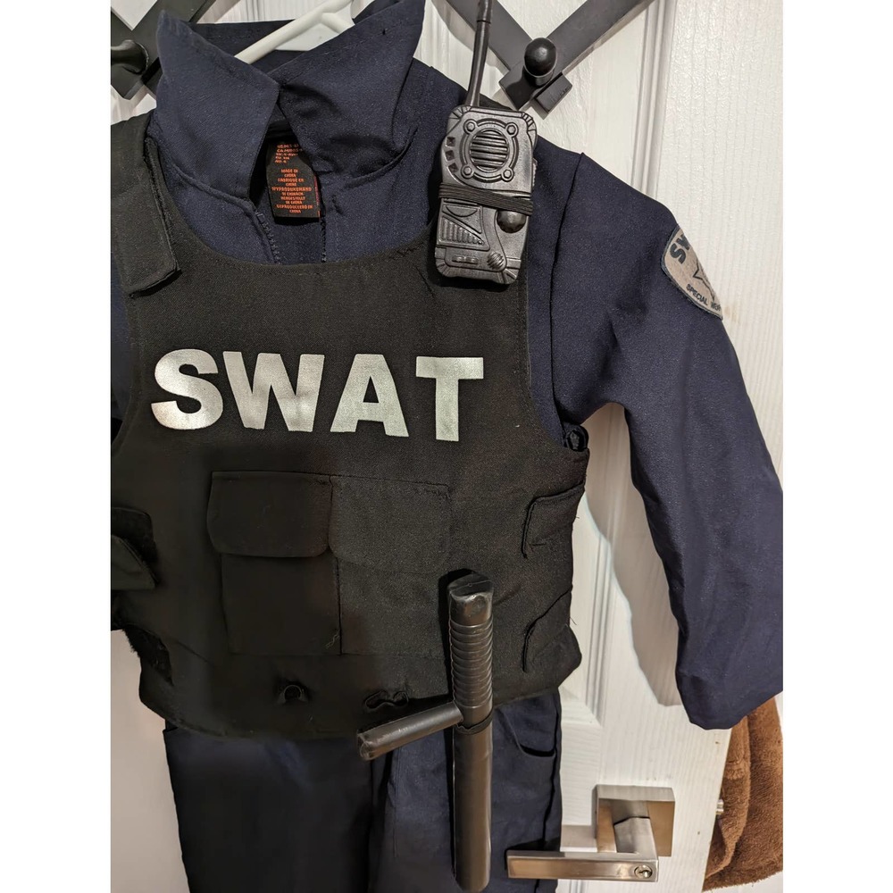 Cute SWAT Halloween Costume 6y - Picture 3 of 6
